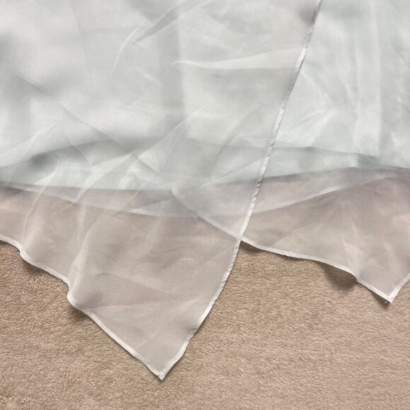 Soft Surroundings Blouse Womens M‎ Mint Green Asymmetrical Hem Top Fairy - Picture 3 of 8